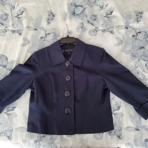 AK Anne Klein cropped jacket - Picture 3 of 6